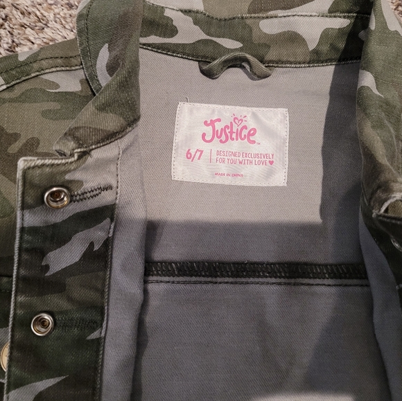 Girls camo jacket - Picture 3 of 5
